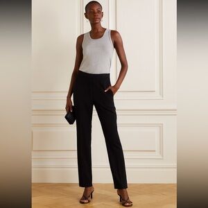 Sachin & Babi black high rise tapered straight leg pants size 8